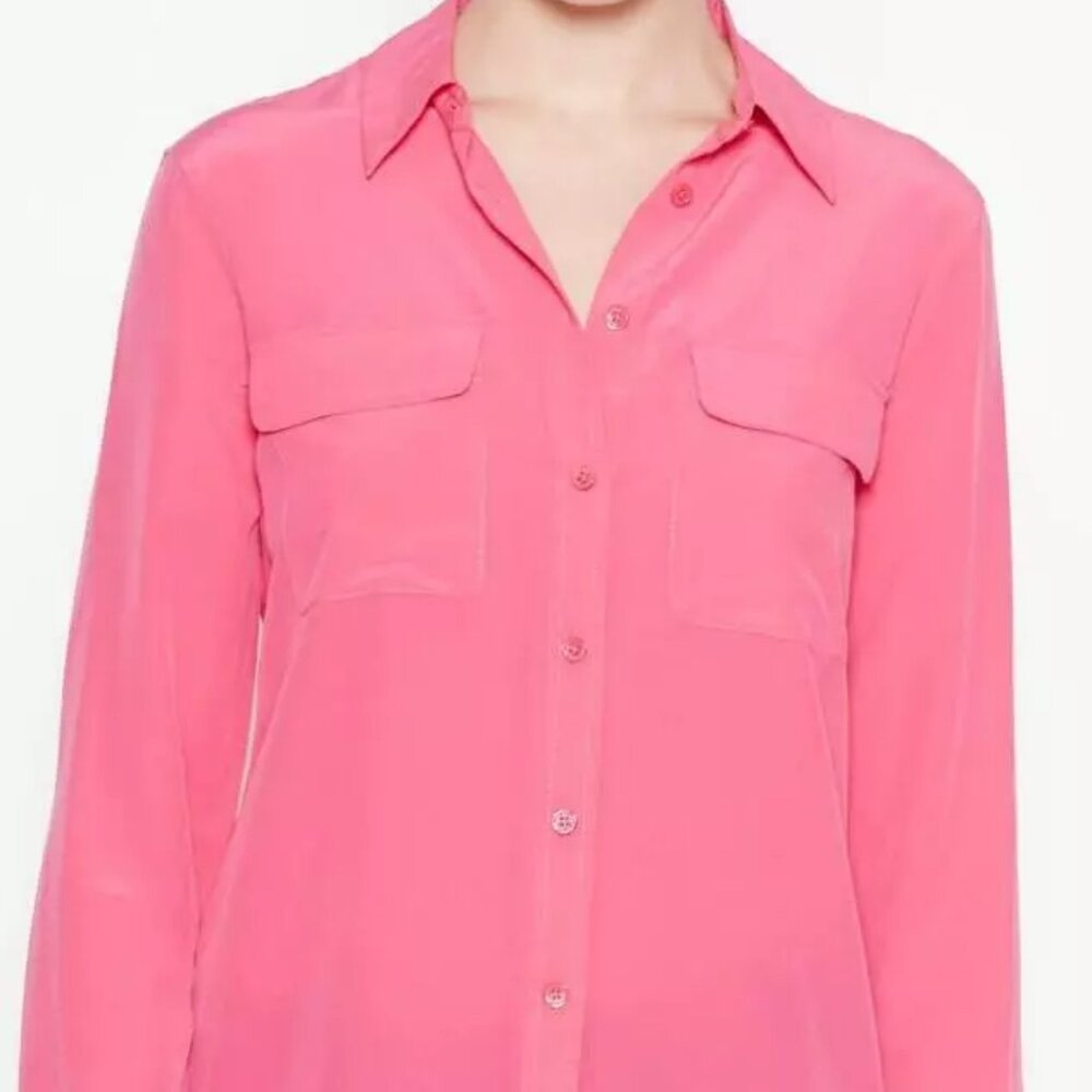 Equipment | Slim Signature Silk Blouse | EUC Sz. XS